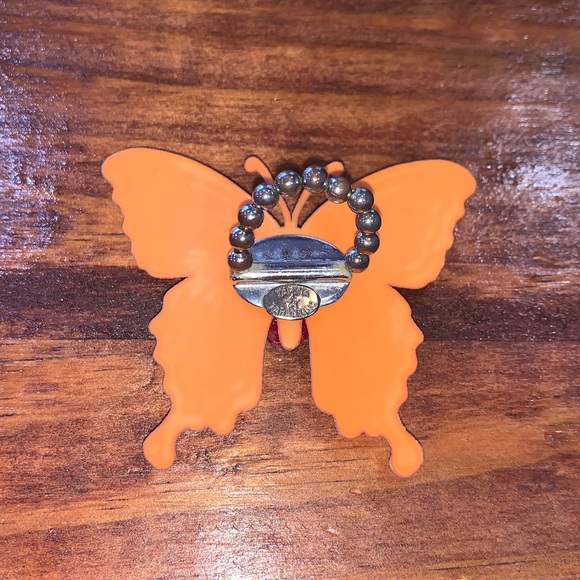 Rare Vintage Tarina Tarinto Rhinestone Butterfly Ring - Picture 4 of 17